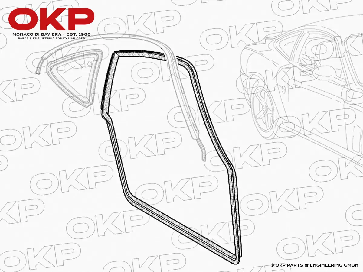 Türdichtung rechts Ferrari 550 / 575 Maranello