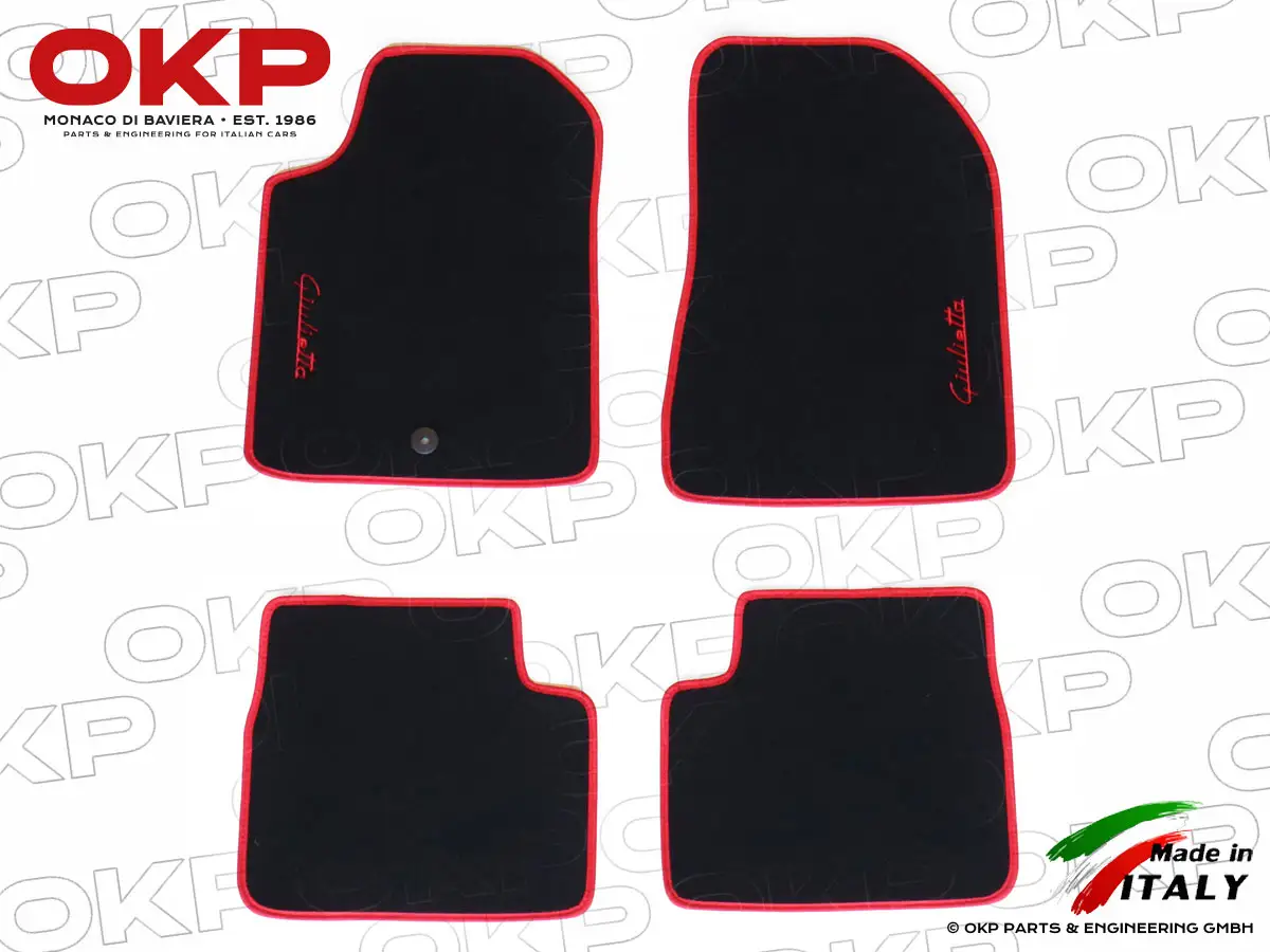 Jeu moquettes noir Velours Giulietta 2010-14