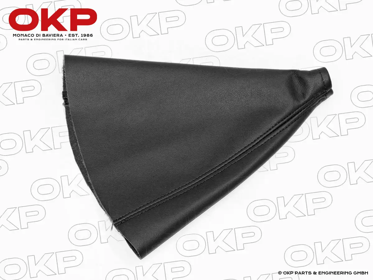 Gear lever gaiter leather black Spider Junior 85 - 89