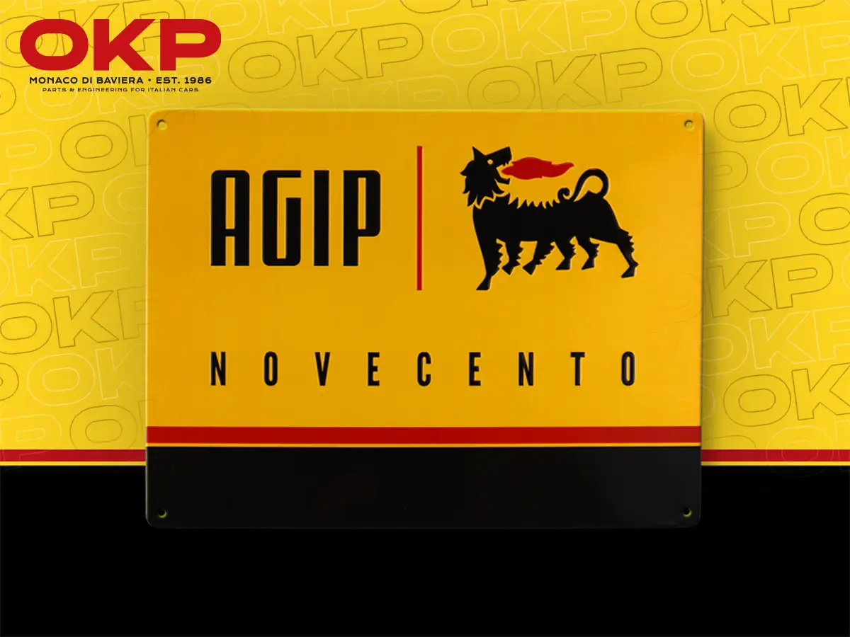 AGIP Novecento Blechschild 40 x 30cm