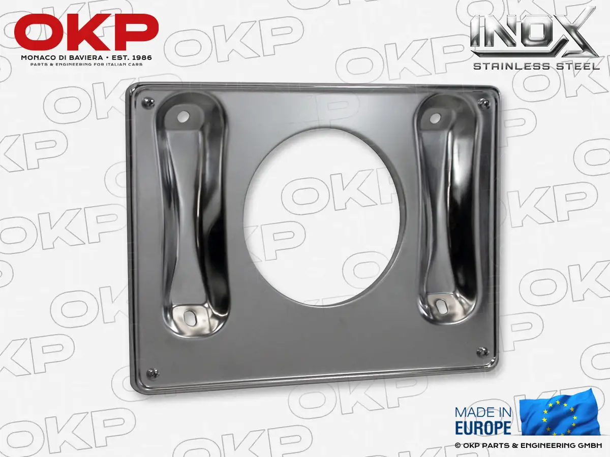 Support  plaque Bertone GT / GTV (Acier INOX)
