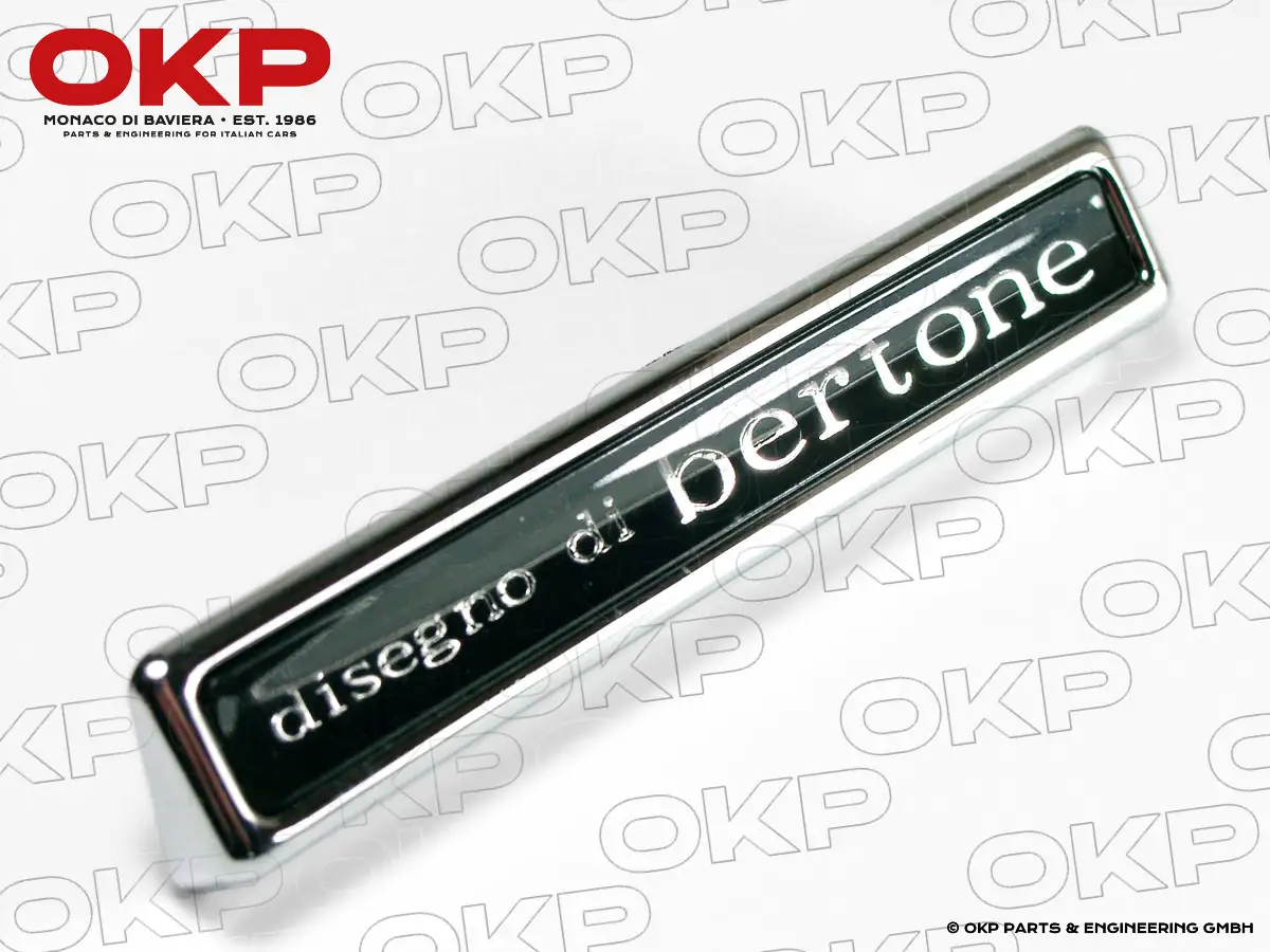Disegno di Bertone badge GT/V Bertone 2. series