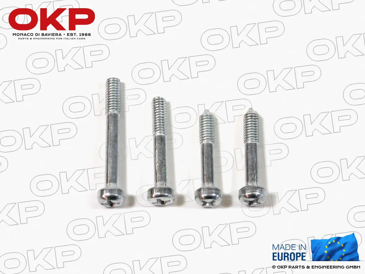 Schraubenset (4 Stk.) für Rücklichtglas 1300 - 1750 GT