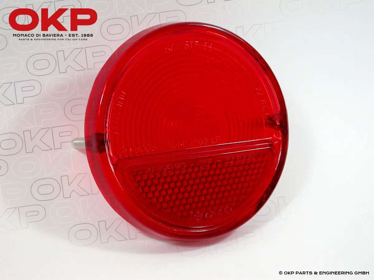 Rücklichtglas Fiat Dino Spider rot