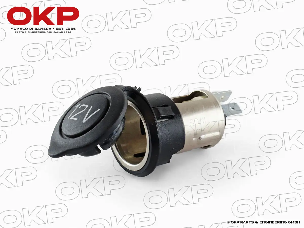 Steckdose 2 polig 12V + 24V