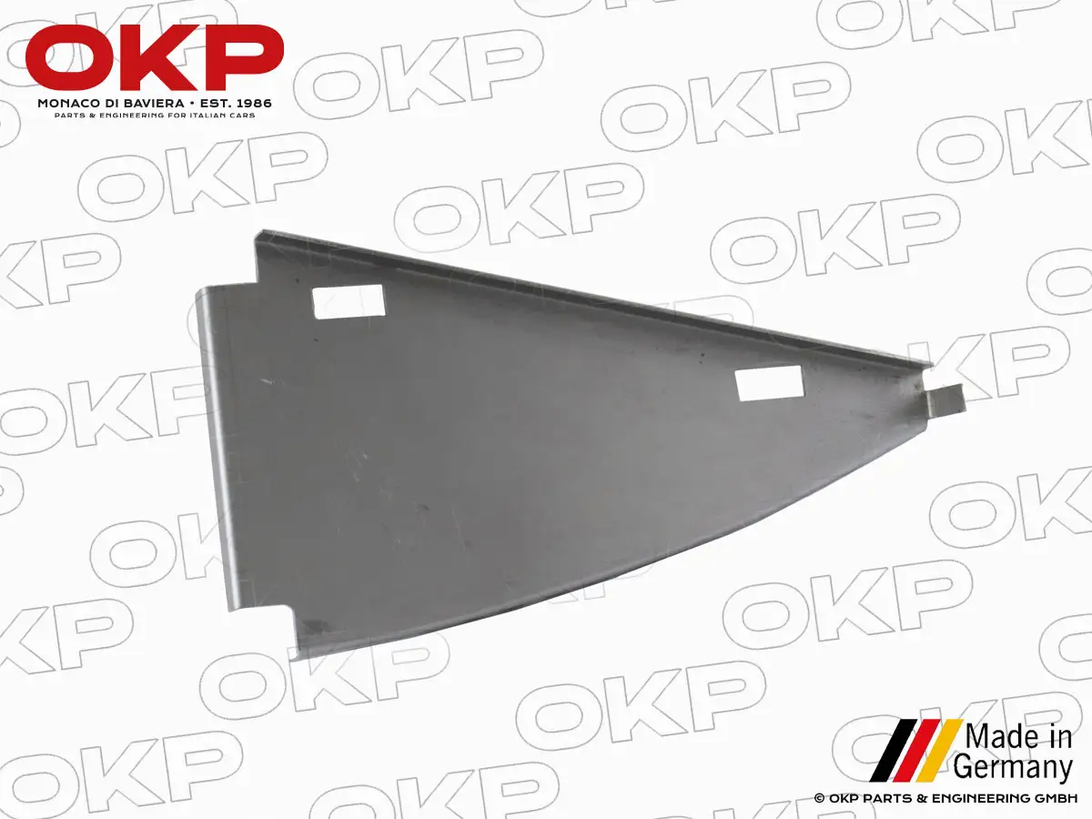 Front left splash guard support panel Spider 1966 - 1982