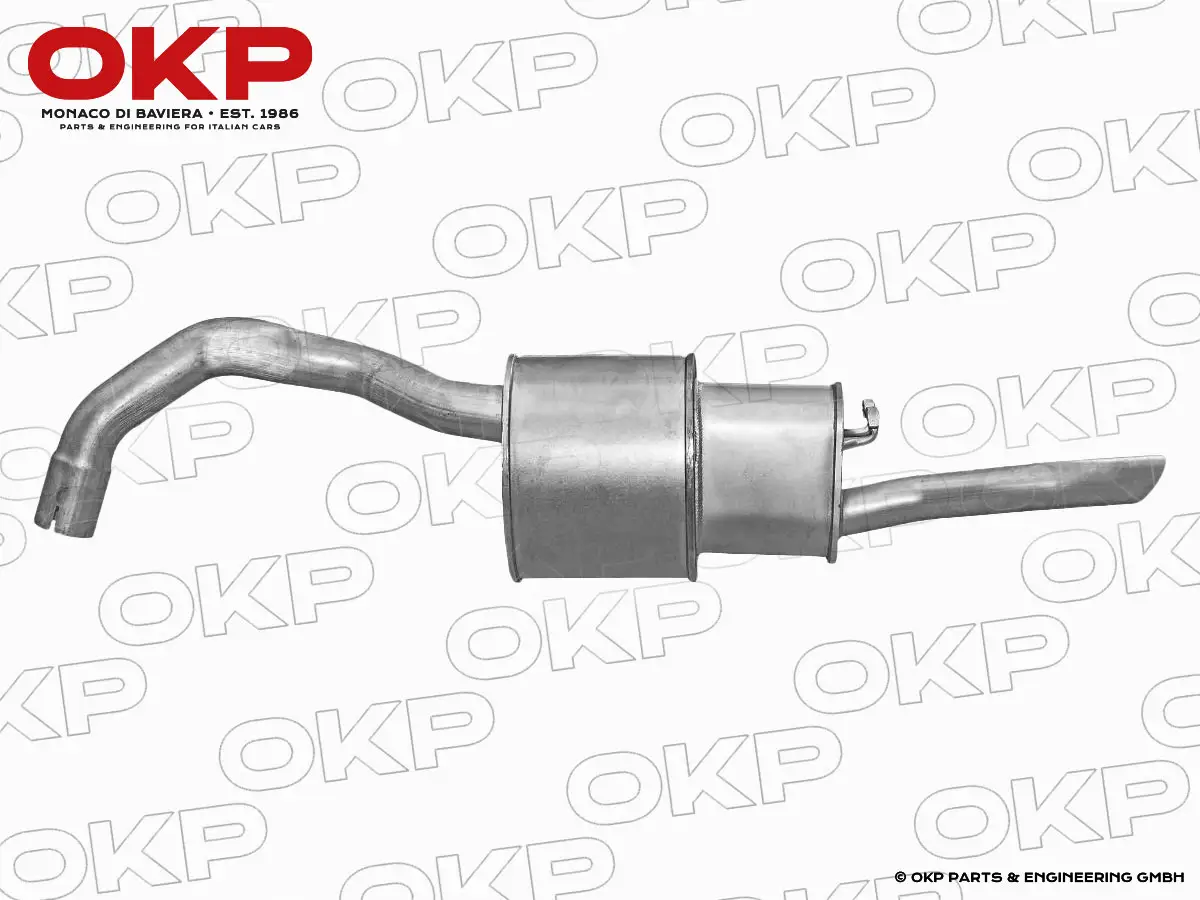 Schalldämpfer hinten Alfa 75 IE + TS + Turbo