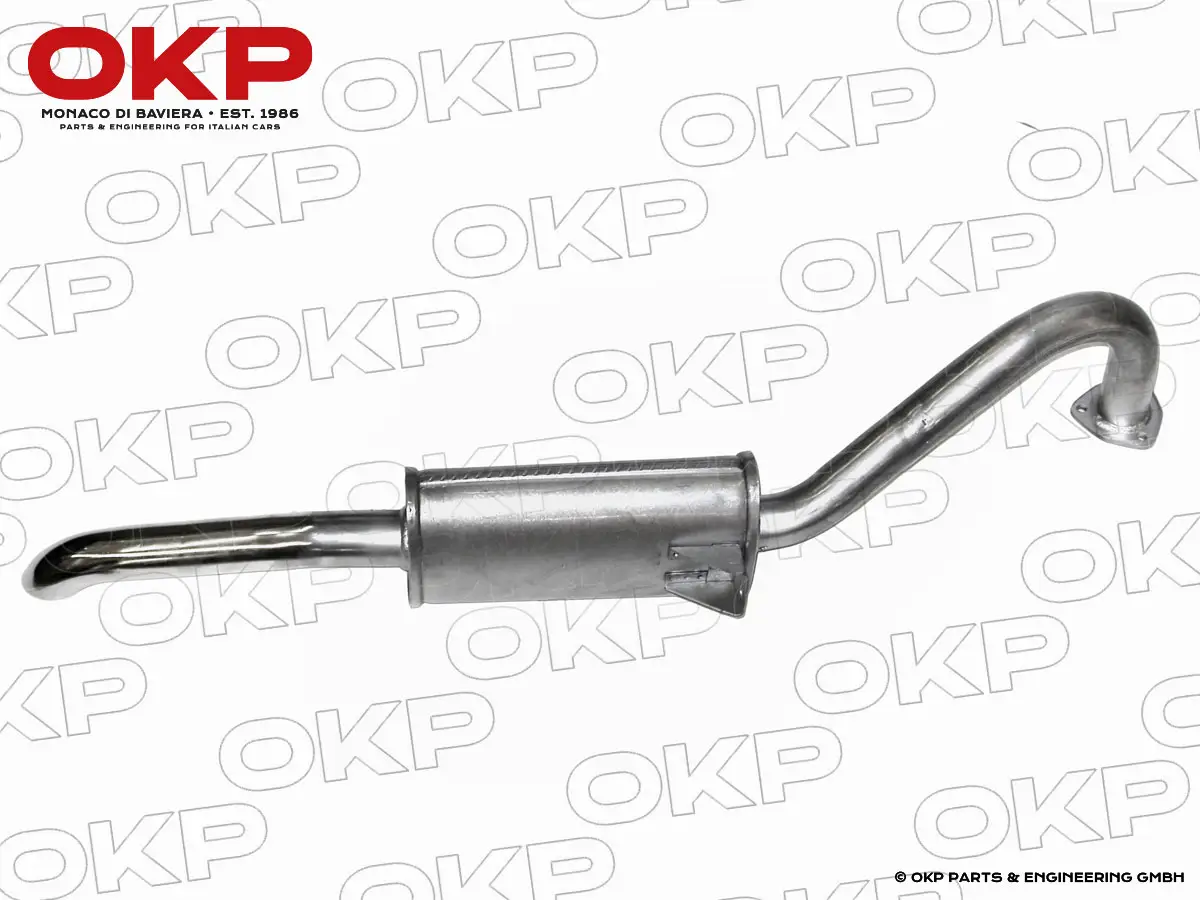 Schalldämpfer hinten Fastback Spider bis Bj. 82