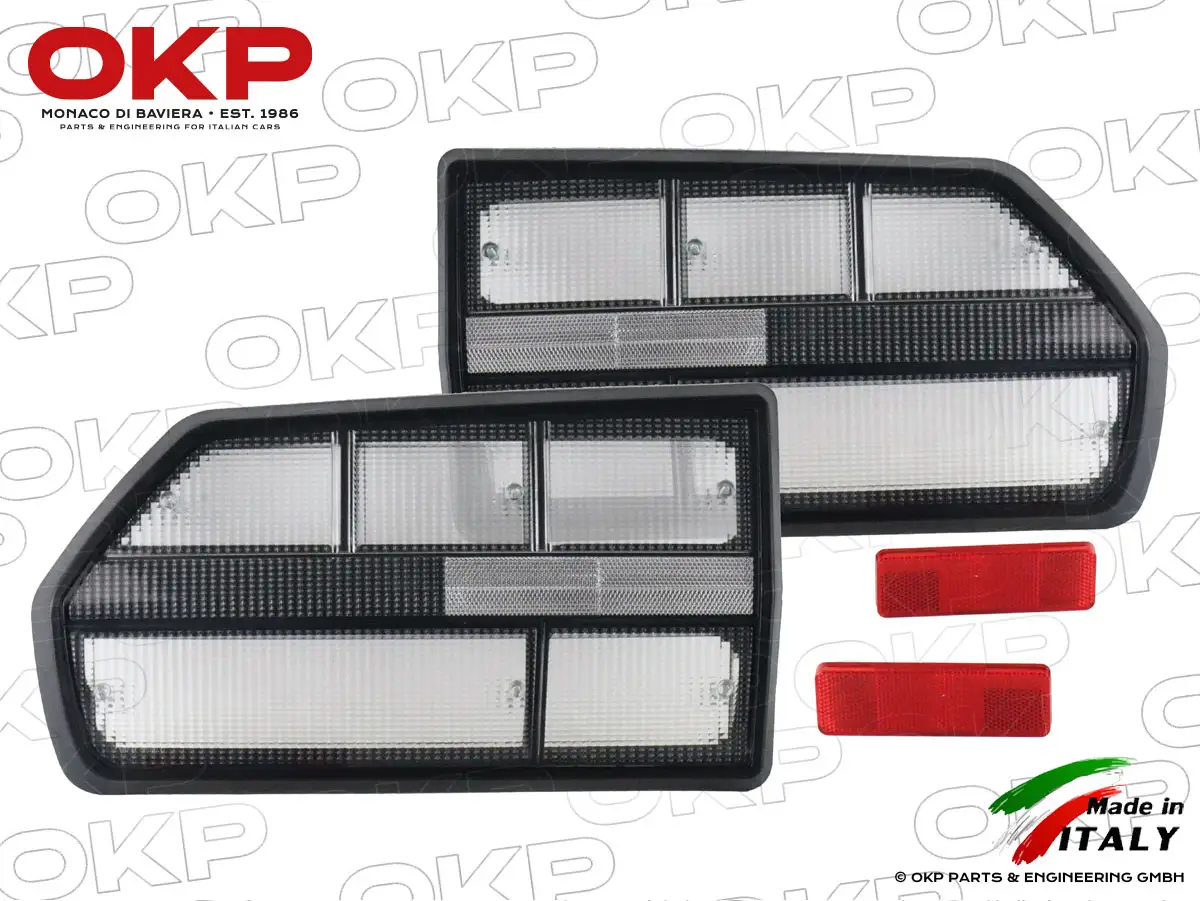 Satz Rücklichtgläser Alfa Romeo GTV4 / GTV6 weiss