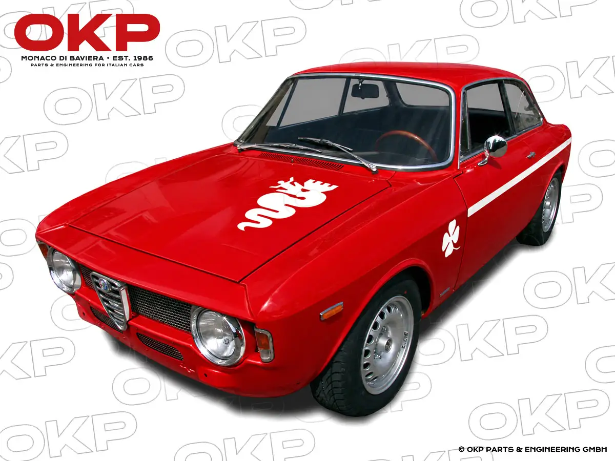Serie adesivi Alfa GTA (bianco)