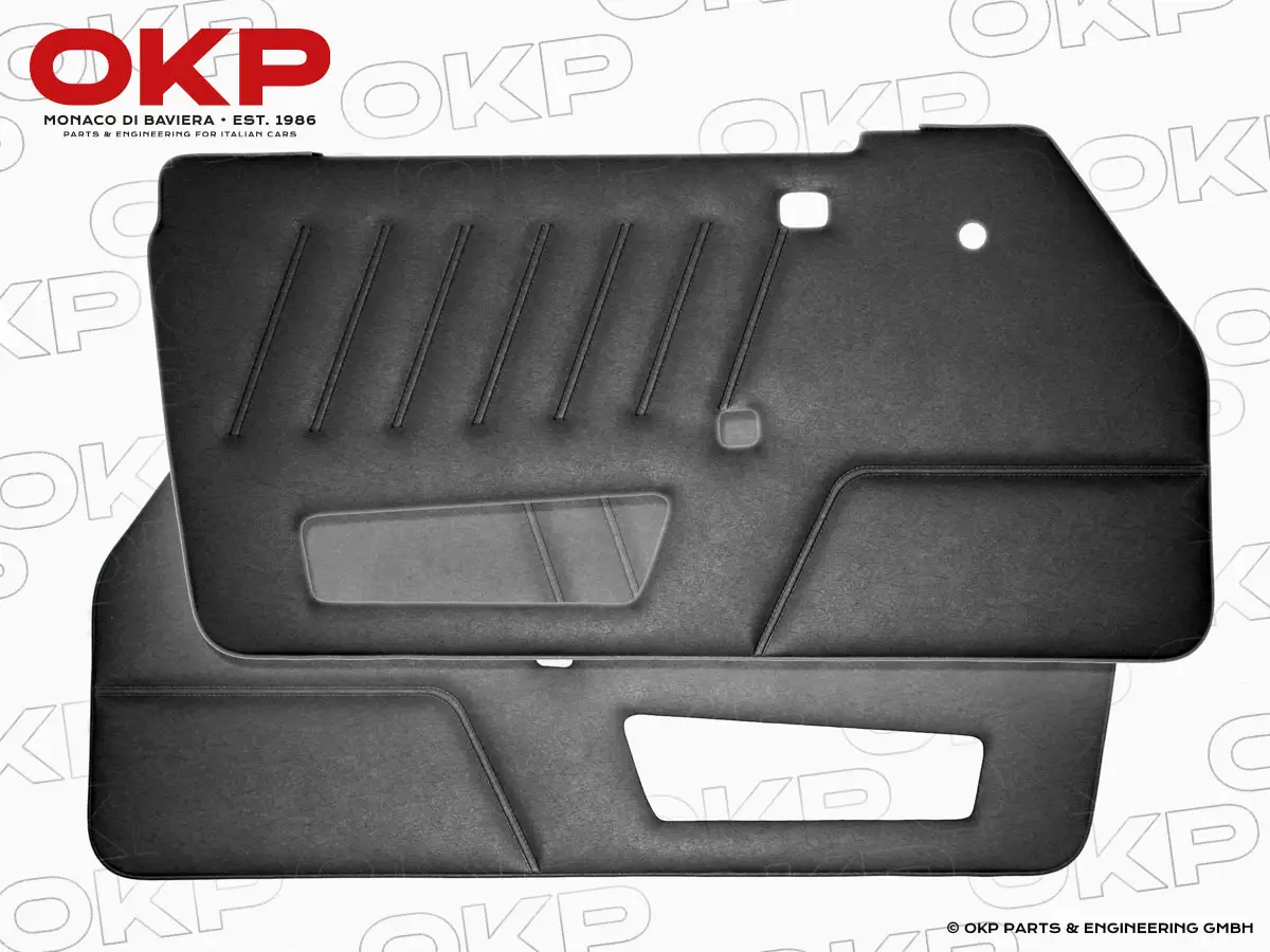 Satz (2) Türverkleidungen schwarz Spider 90 - 93