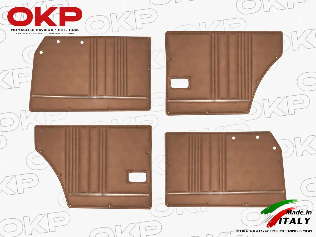 Satz (4) Türverkleidungen braun Giulia 74-78 vert. Naht