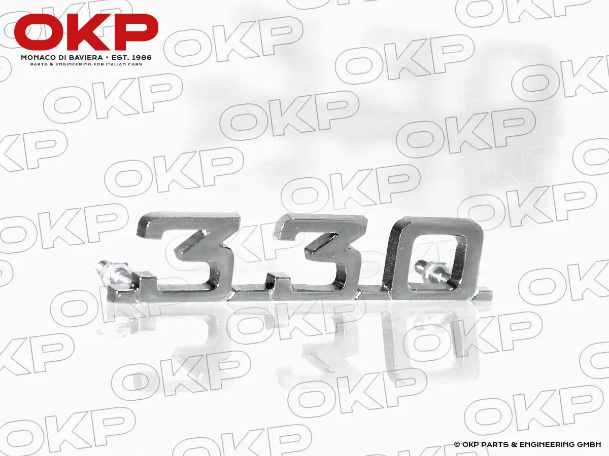 Schriftzug hinten 330 Ferrari 330 Kofferdeckel