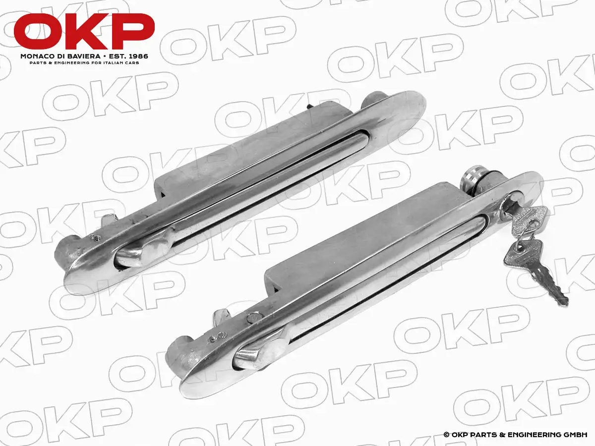 Satz (2) Türgriffe Aluminium Alfa Romeo 1900 Zagato