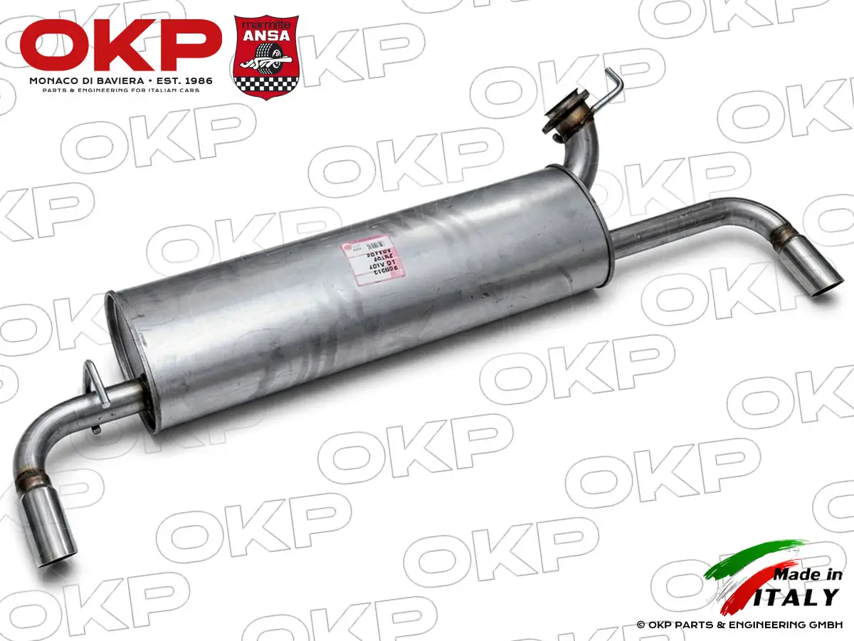 ANSA Rear exhaust Lancia Delta 2,0 Turbo HF 86>90