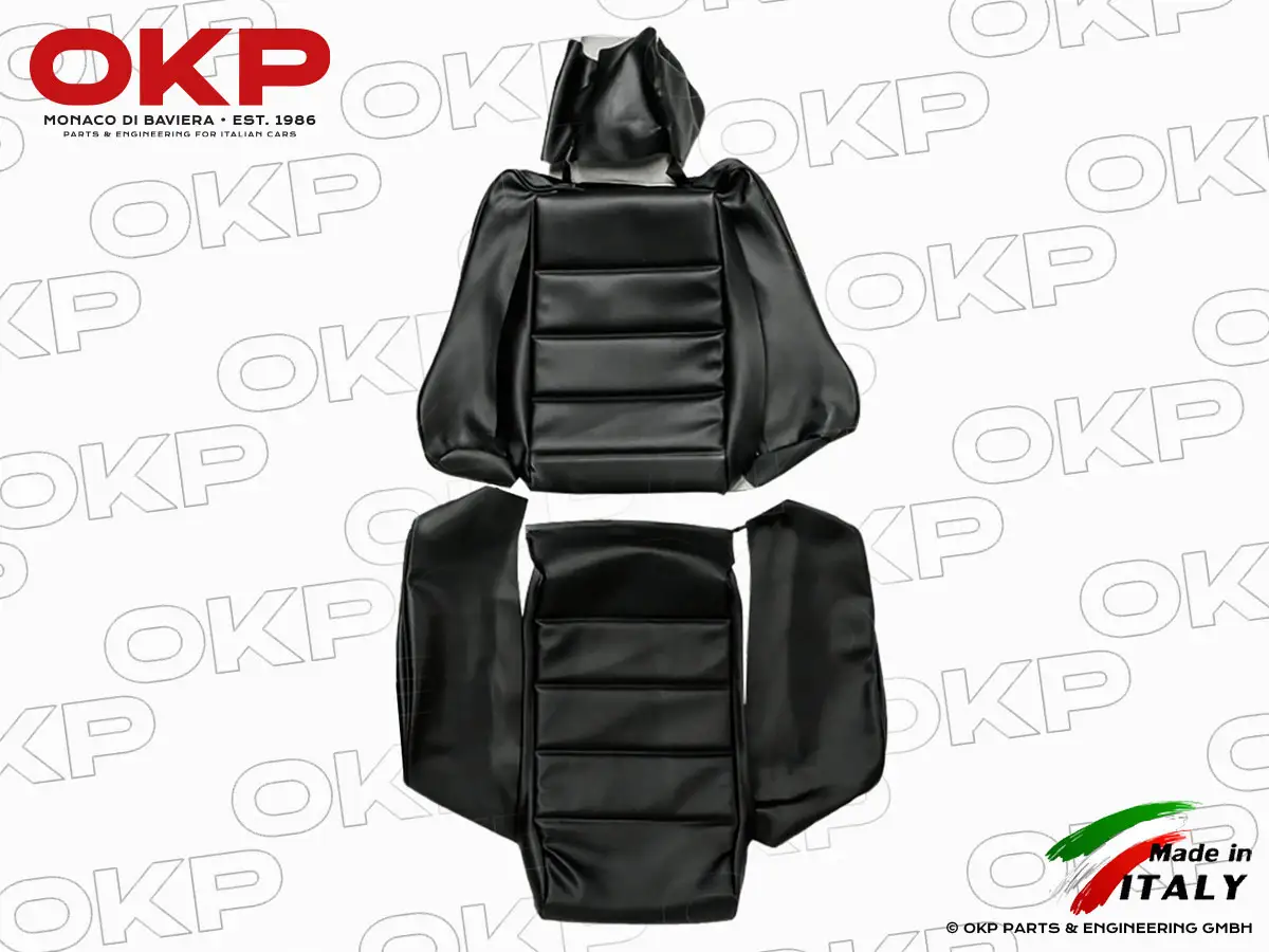 Sitzbezug vorne Alfetta GTV6 Kunstleder schwarz