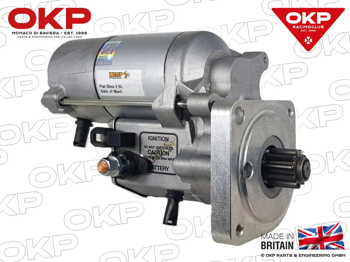 Hochleistungs Anlasser 2,0 kW Fiat Dino 2000