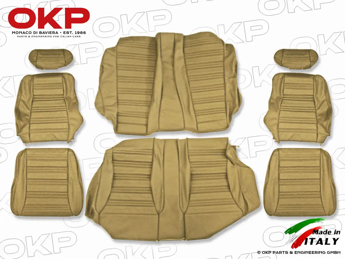 Selleria sedile 2000 GTV Bertone pelle forato beige