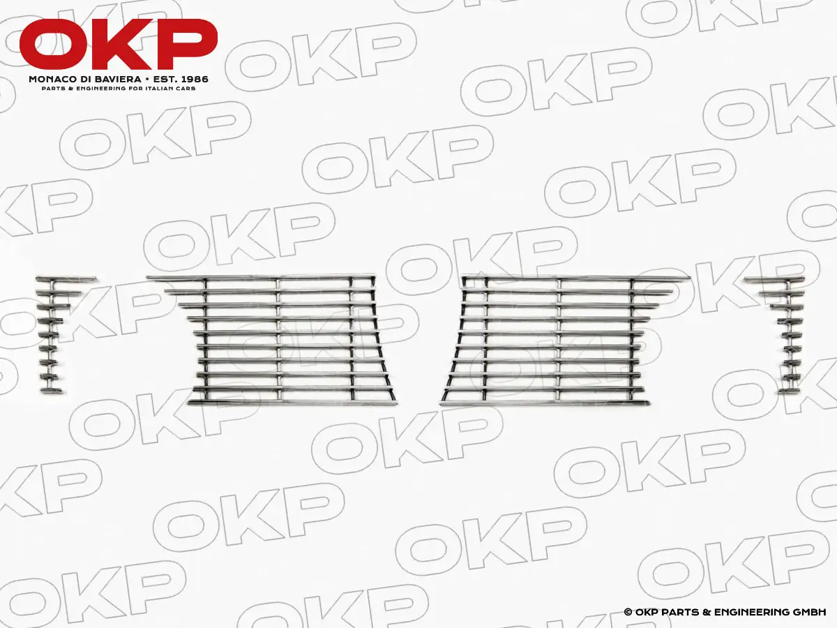 Satz (4) Kühlergitter seitlich Giulia Sprint GT / GTC Bertone