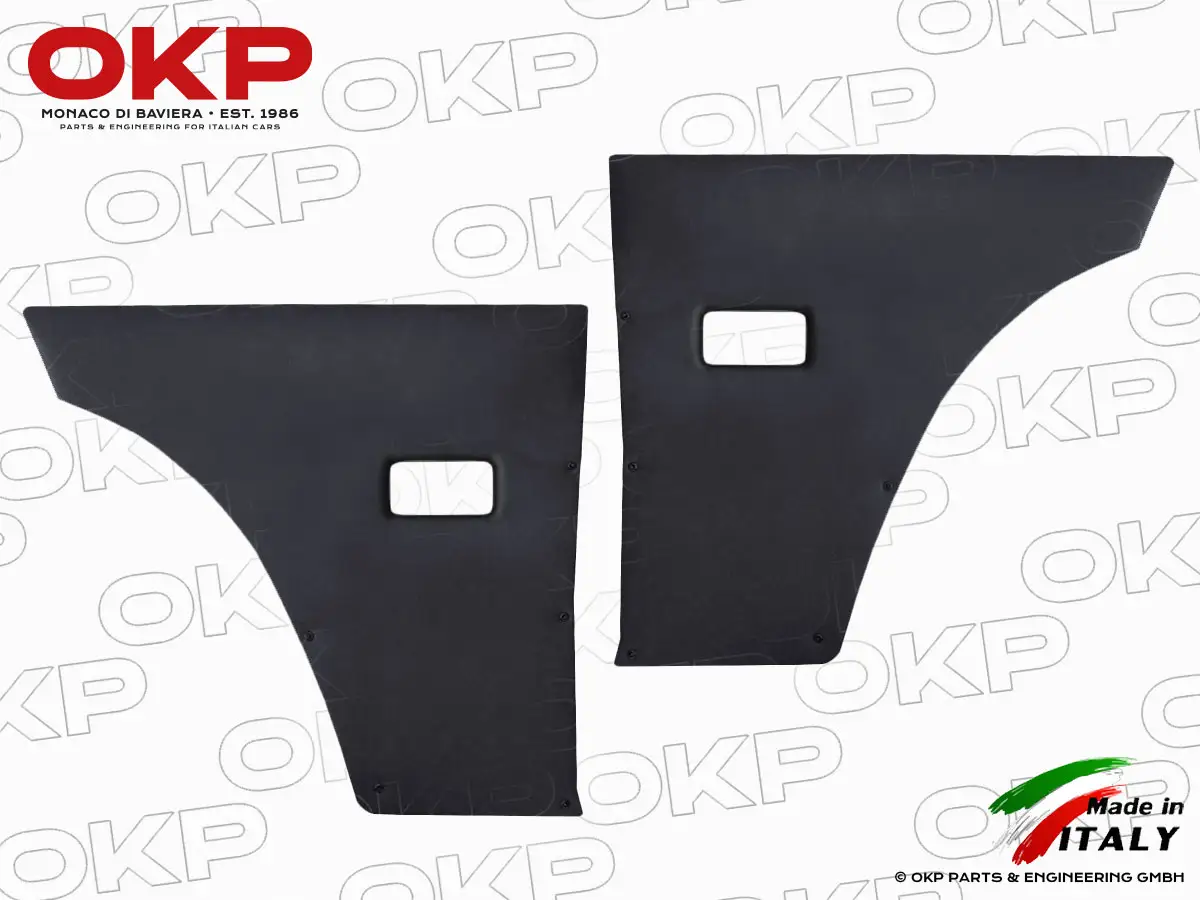 Satz (2) Seitenverkleidungen schwarz 1750 GTV 2. Serie
