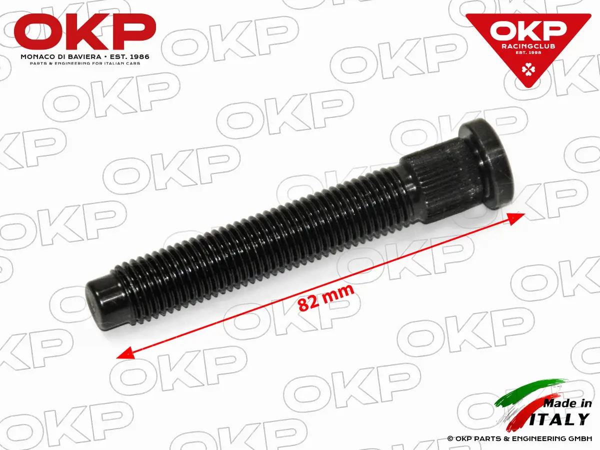 Radbolzen vorne Rechtsgewinde 105 / 115 82mm Länge