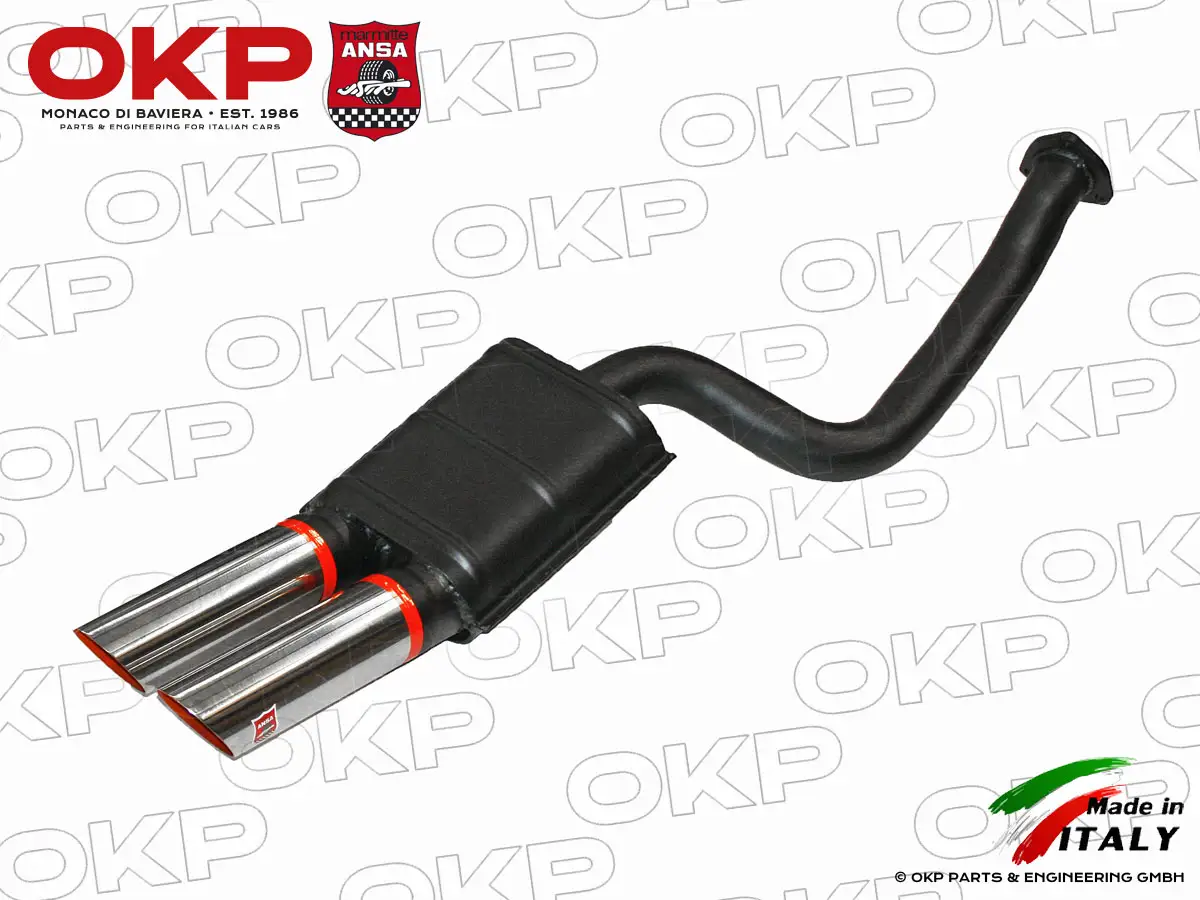 ANSA Rear exhaust left De Tomaso Pantera  Coupe