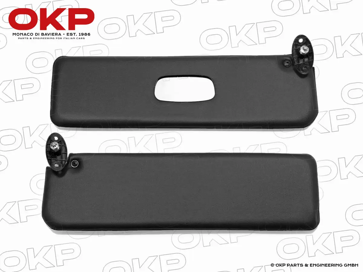 Satz Sonnenblenden Giulia (schwarz)