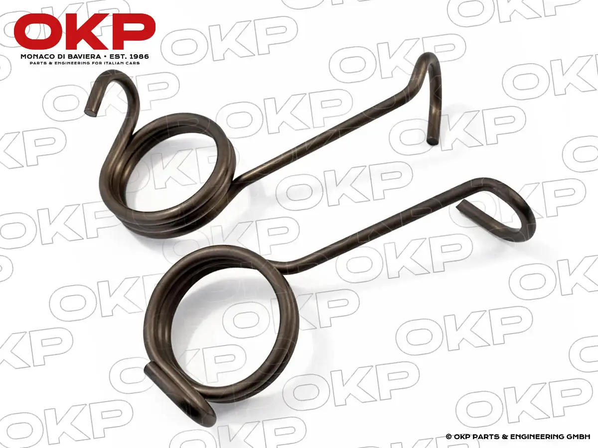 Soft top frame front spring set (2) Alfa 750 / 101 Spider