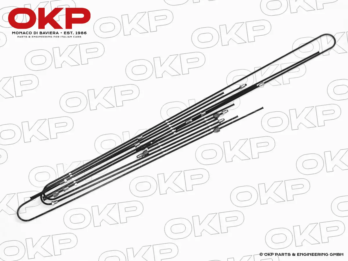 Set brake linings 1750 - 2000 Berlina (hanging pedals)