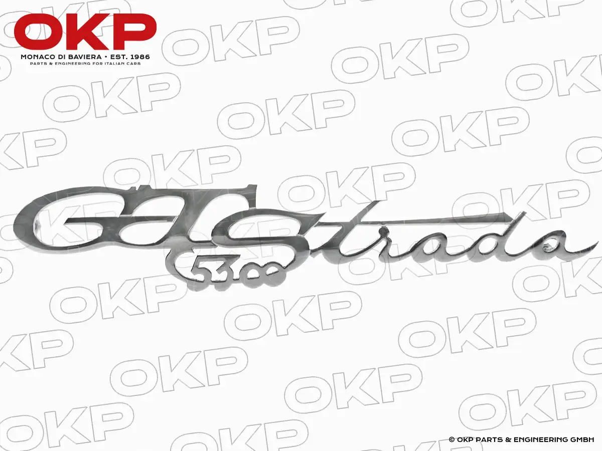 Schriftzug GT Strada 5300 Bizzarrini 190mm