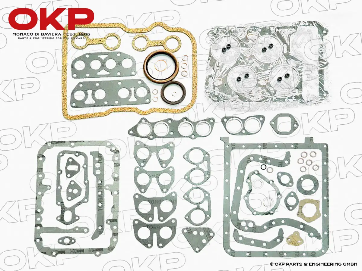 Motordichtsatz 1300 Lancia Fulva mit Zylinderkopfdichtung
