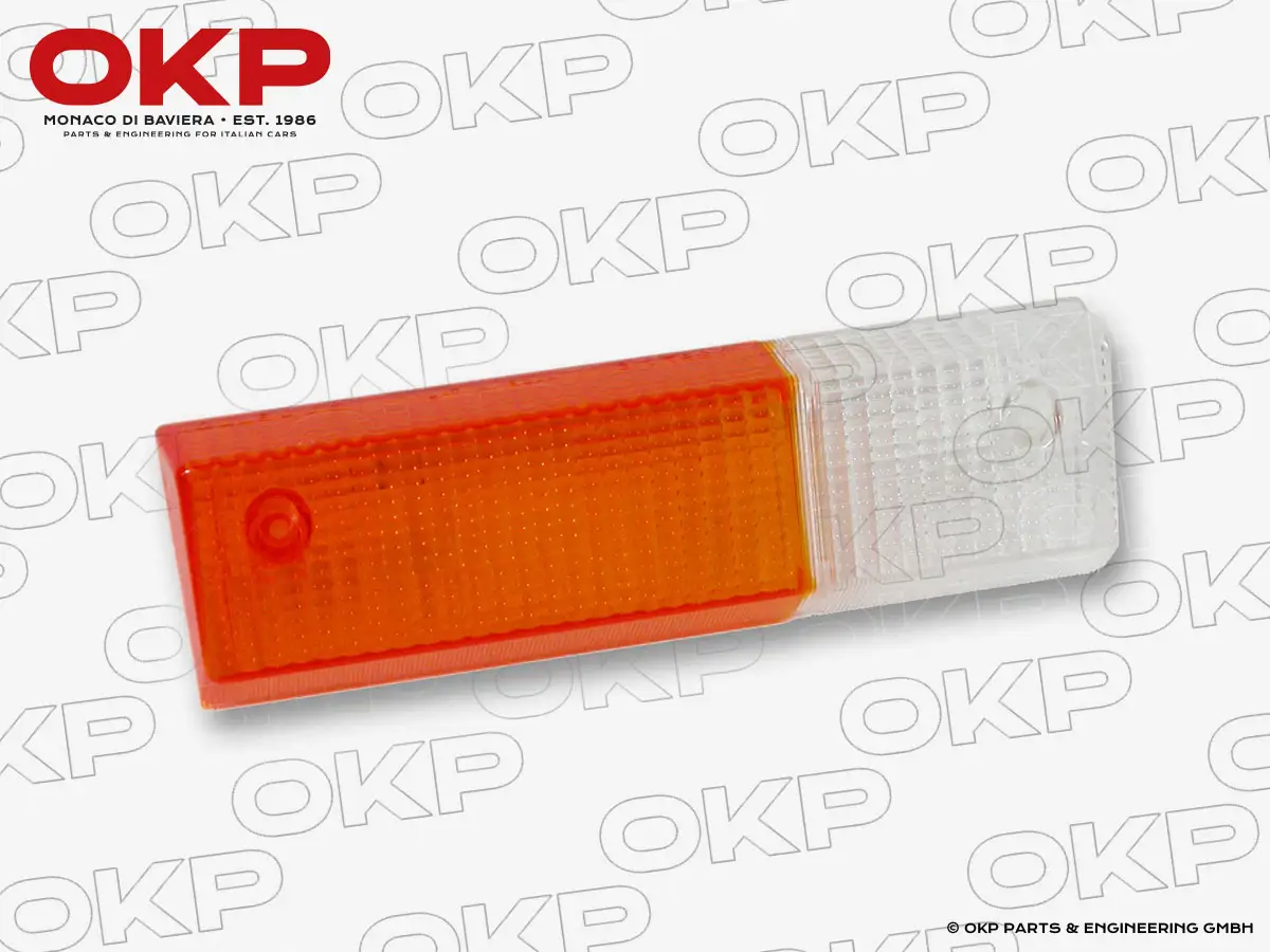 Blinkerglas 308 vorne rechts orange / weiß
