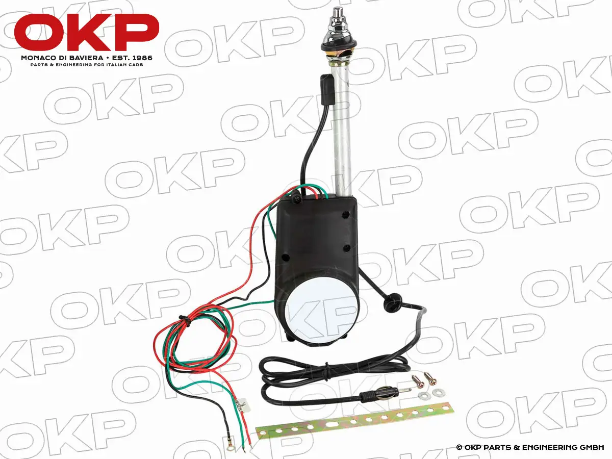 Elektrische Antenne chrom universal Alfa / Ferrari