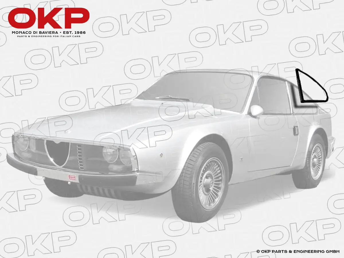 Dichtung Seitenscheibe hinten links Zagato Junior