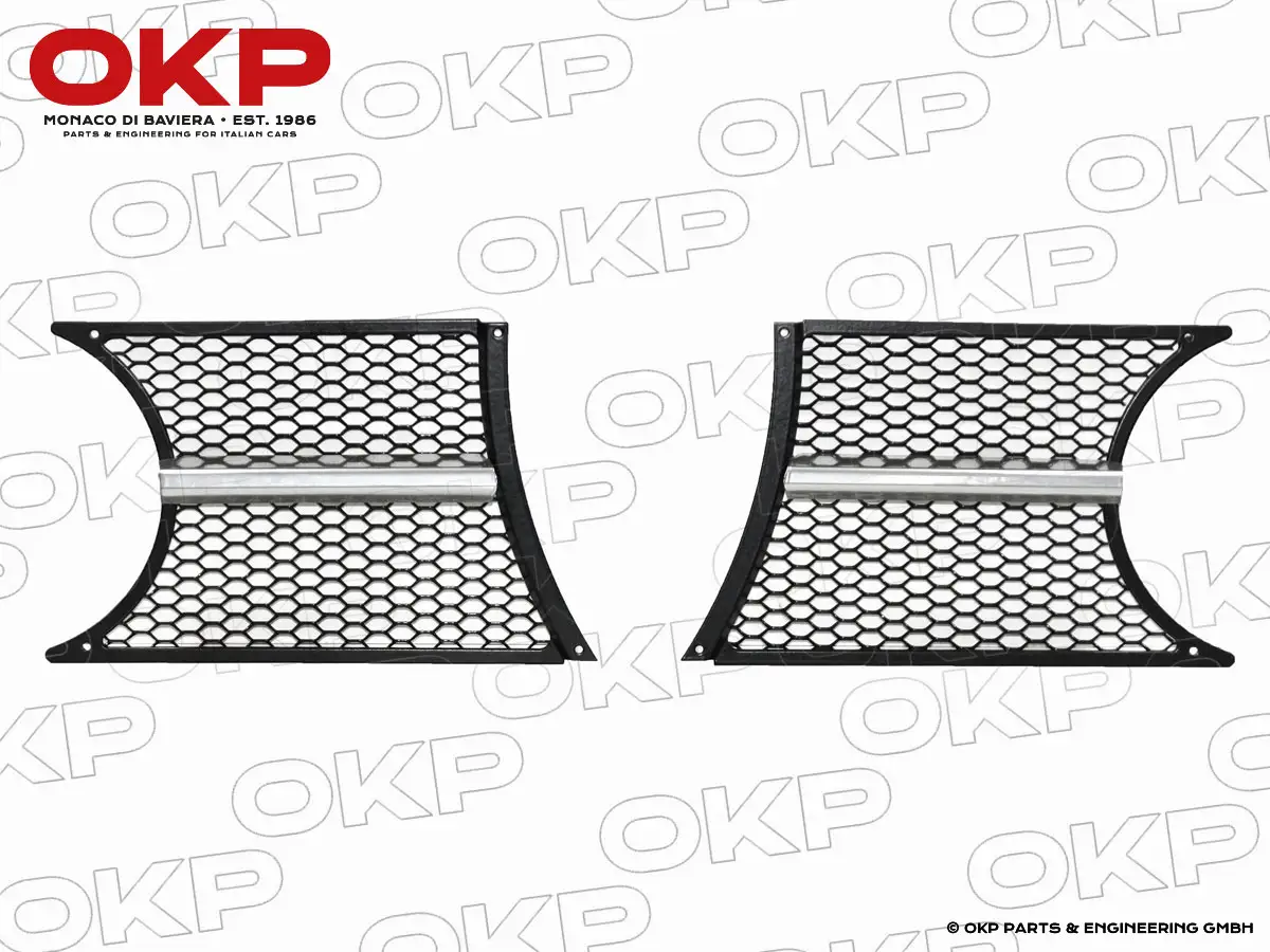 Satz (2) Kühlergitter seitlich Aluminium 1750 GTV / GTAm