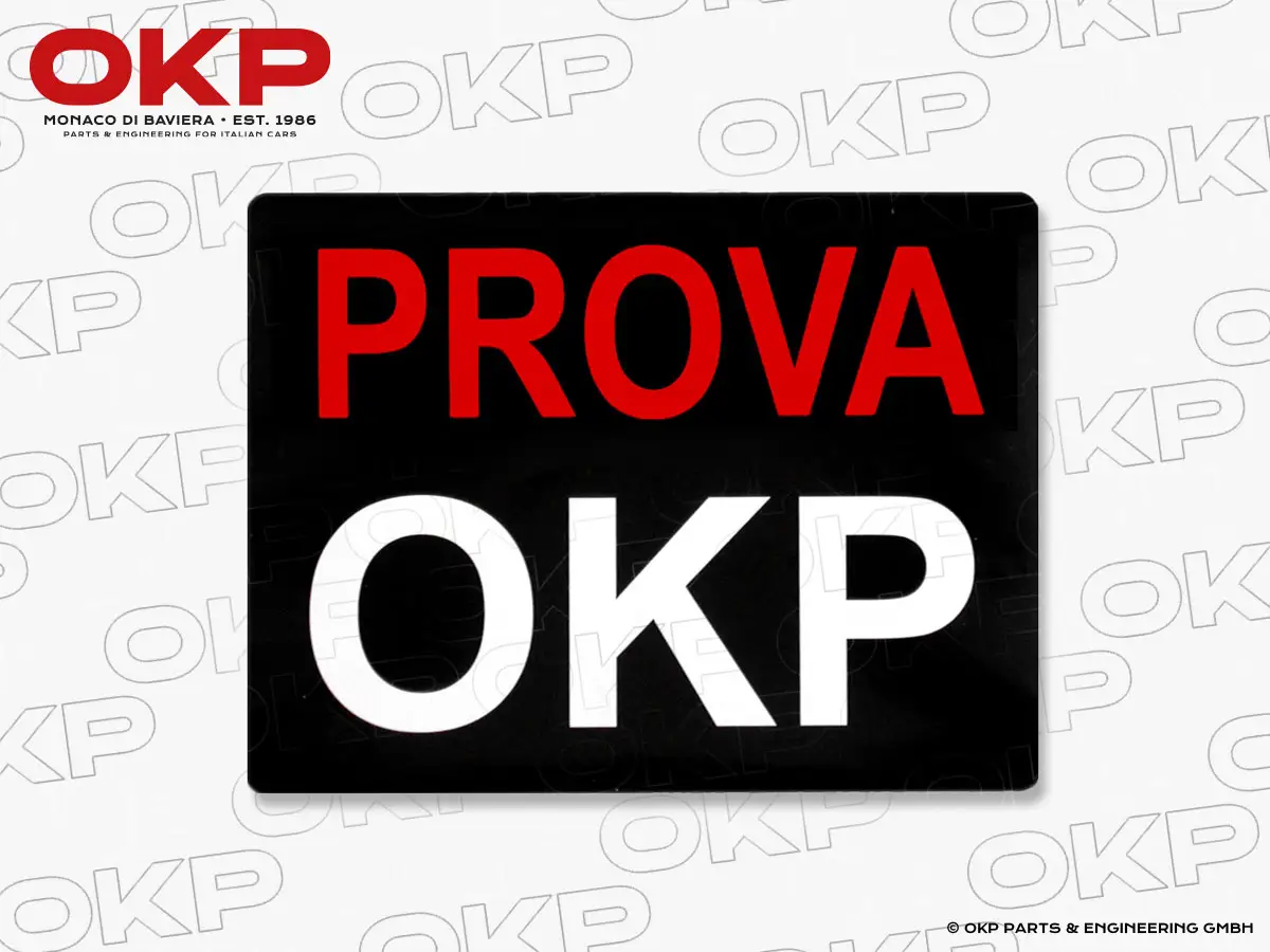 Adesivo Prova OKP 225 x 170mm