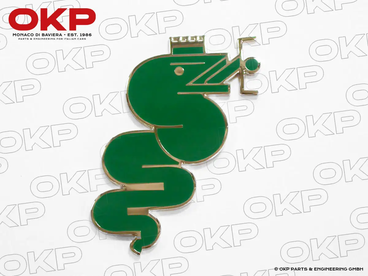 Badge green snake c-pillar Giulia Super right