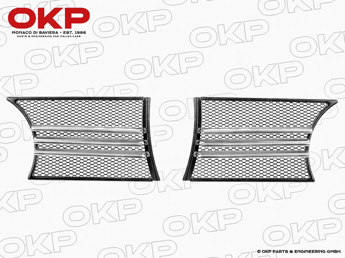 Satz (2) Kühlergitter mitte 1600cc Giulia Sprint GT Veloce