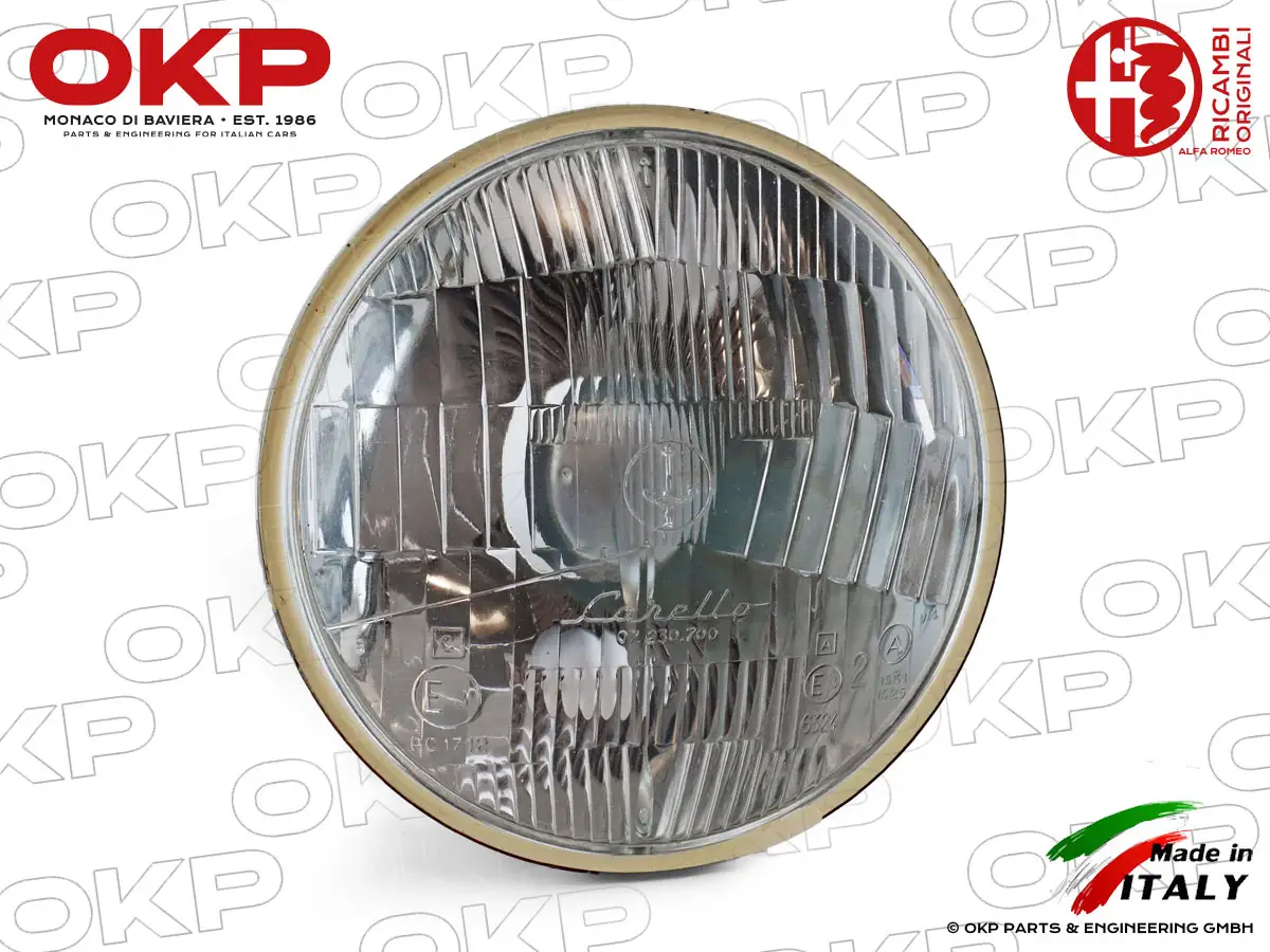 Inner headlamp Carello 07.230.700 (with parking light)
