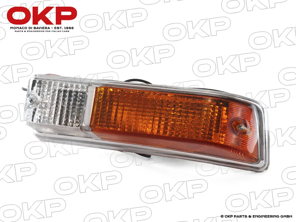Front turn signal light GTV Bertone left yellow / white